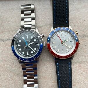 Timex Waterbury gmt bundle